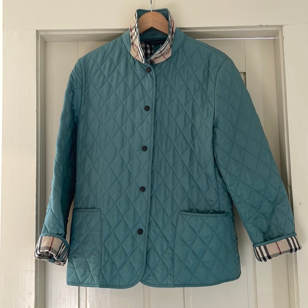 Teal Quilted Women's Jacket